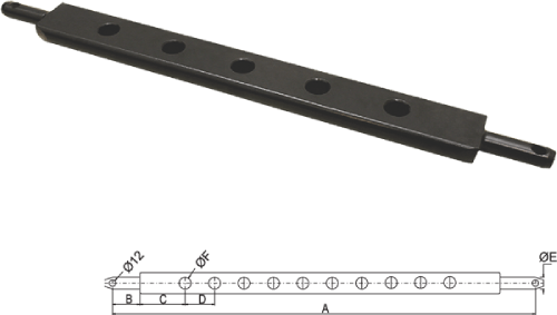 Drawbar (Cross Section – 63 X 25mm)