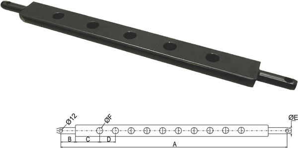 Drawbar (Cross Section – 63 X 30mm)